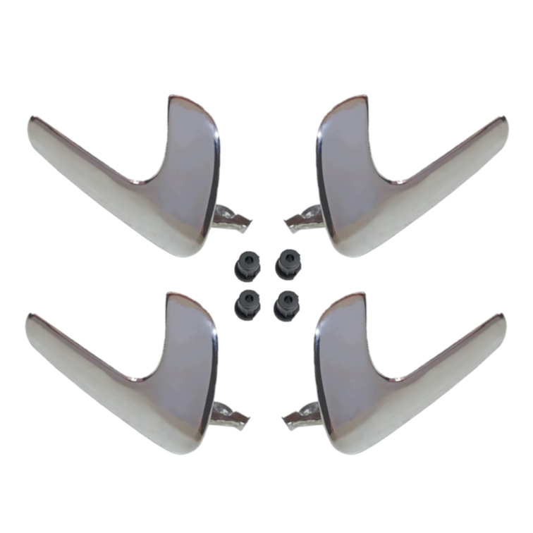 Kit 4 Portas Maçaneta Interna Parati Gol Saveiro Cromada