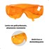 Kit 5 Óculos De Proteção Filtra Luz Azul Uvex Antiembaçante