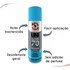 Kit 6 Álcool Aerossol Spray 70% INPM Multiuso Uni1000 300 ML