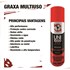 Kit 6 Graxa Spray Lubrificante Multiuso Alta Aderência