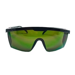 Kit 6 Óculos de Proteção Lazer Luz Pulsada EPI Verde Jaguar
