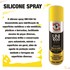 Kit 6 Silicone Spray Lubrifica Alta Performance Tradicional