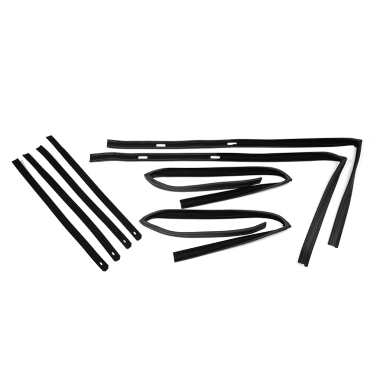 Kit 8pçs Canaletas Porta Diant Tras Santana/quantum 84 A97