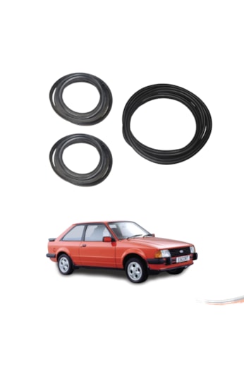 Kit Borrachas Porta e Porta Mala Escort até 92 2 Portas