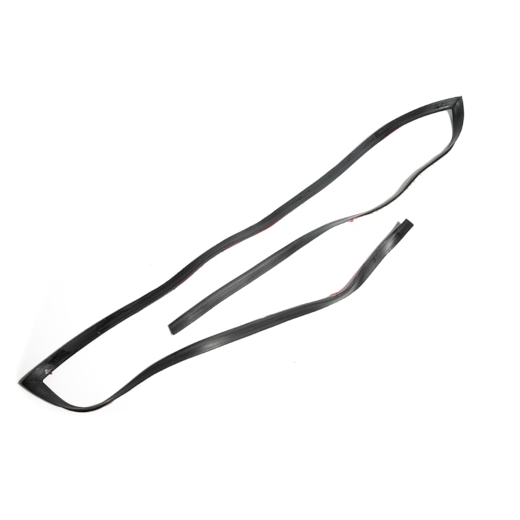 Kit Borrachas Pvc Flexível Do Para-brisa Ranger Após 12