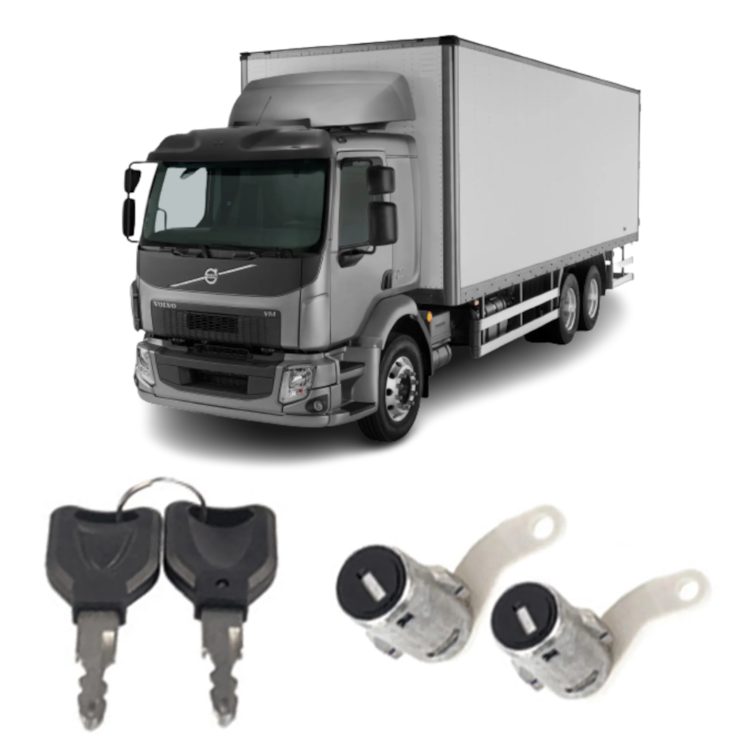 Kit Cilindros Miolo Porta Dianteira Dir Esq Volvo VM Após 13