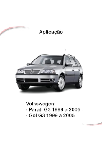 Kit Completo 4 Limitadores Porta Parati Gol G3 1999 a 2005