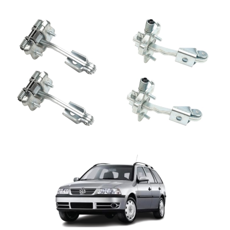 Kit Completo 4 Limitadores Porta Parati Gol G3 1999 a 2005