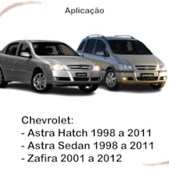 Kit Completo 4 Maçanetas Externas Preto Prime Com Furo para Chave Astra 1998 a 2011 - Zafira 2001 a 2012