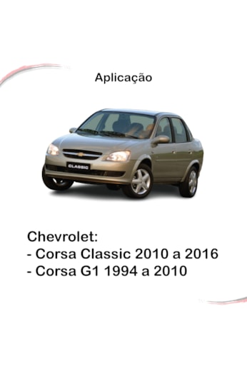 Kit Completo 4 Pestanas Externas Corsa G1 Corsa Classic