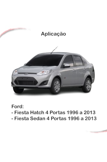 Kit Completo 4 Pestanas Internas Fiesta G1 4 Portas 96 a 13