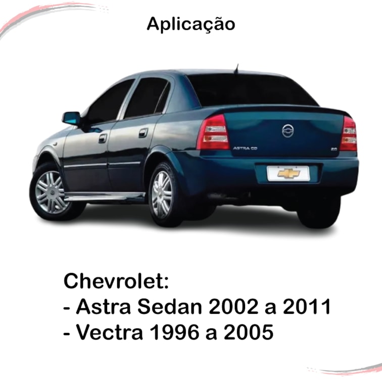 Kit Fechadura e Batente Porta-Malas Astra Sedan Vectra G1