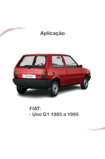 Kit Fechadura e Botão Porta-Malas C/ Chave Uno G1 85 a 95