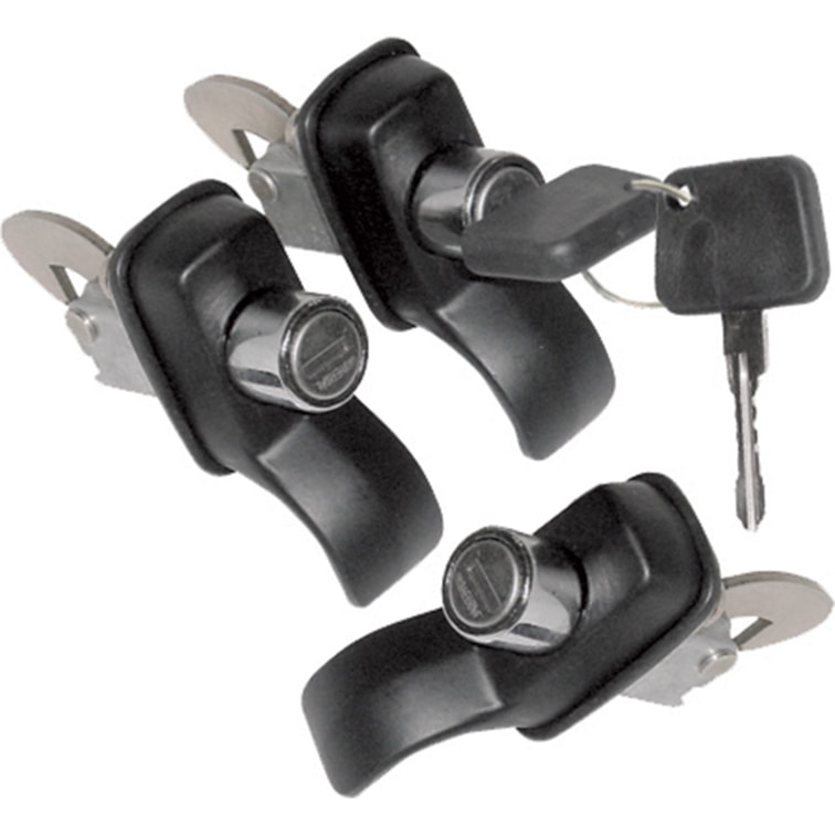 Kit Maçaneta Ext Porta 3pçs Linha Agrícola Baú Cabine Ônibus