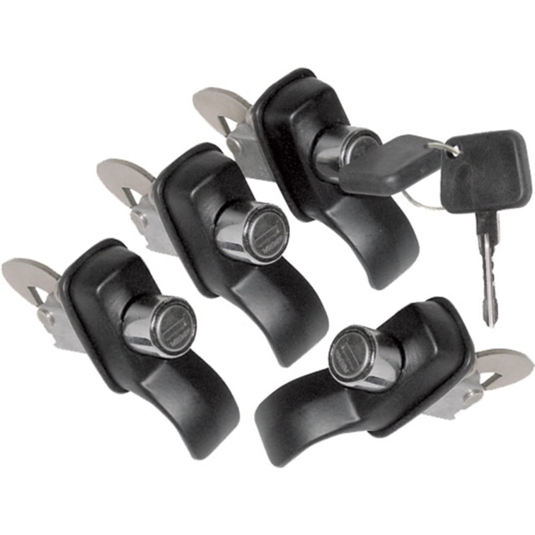 Kit Maçaneta Ext Porta 4pçs Linha Agrícola Baú Cabine Ônibus