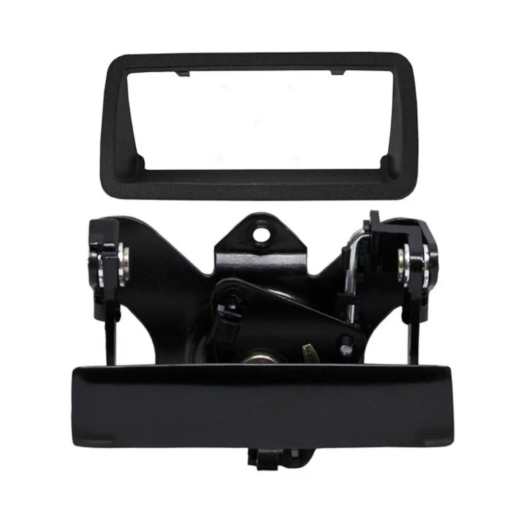 Kit Maçaneta Externa + Moldura Texturizada Tampa Caçamba S10