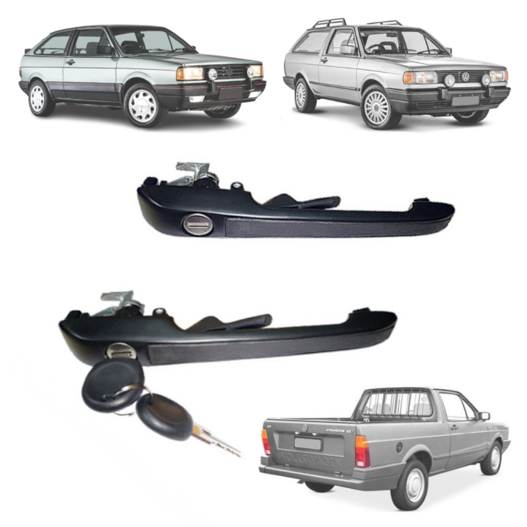 Kit Maçaneta Externa Porta Diant Gol Voyage Parati 87 à 94