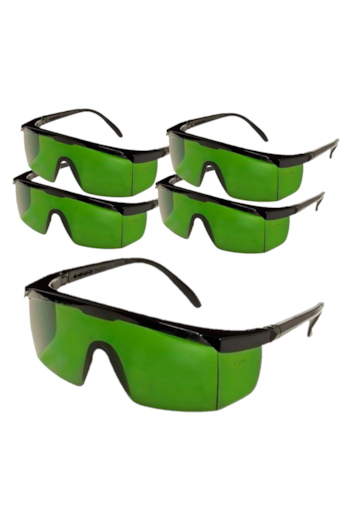 Kit Óculos Proteção Ajustável Depilação Laser Luz Pulsada