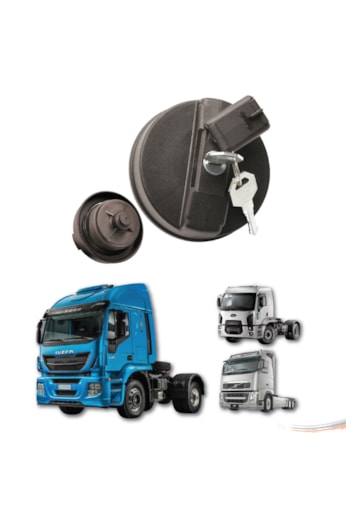 Kit Tampa Combustível + Tampa Óleo Iveco Todos Exceto Furgão