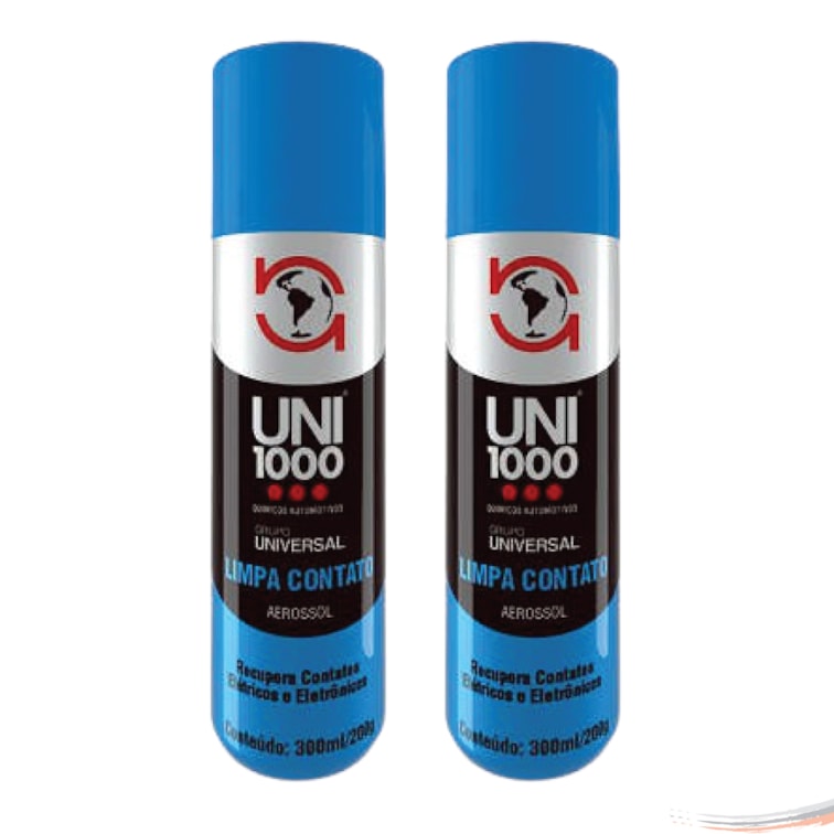 Limpa Contato Elétrico e Eletrônicos Spray 300 ml 2 Unidades