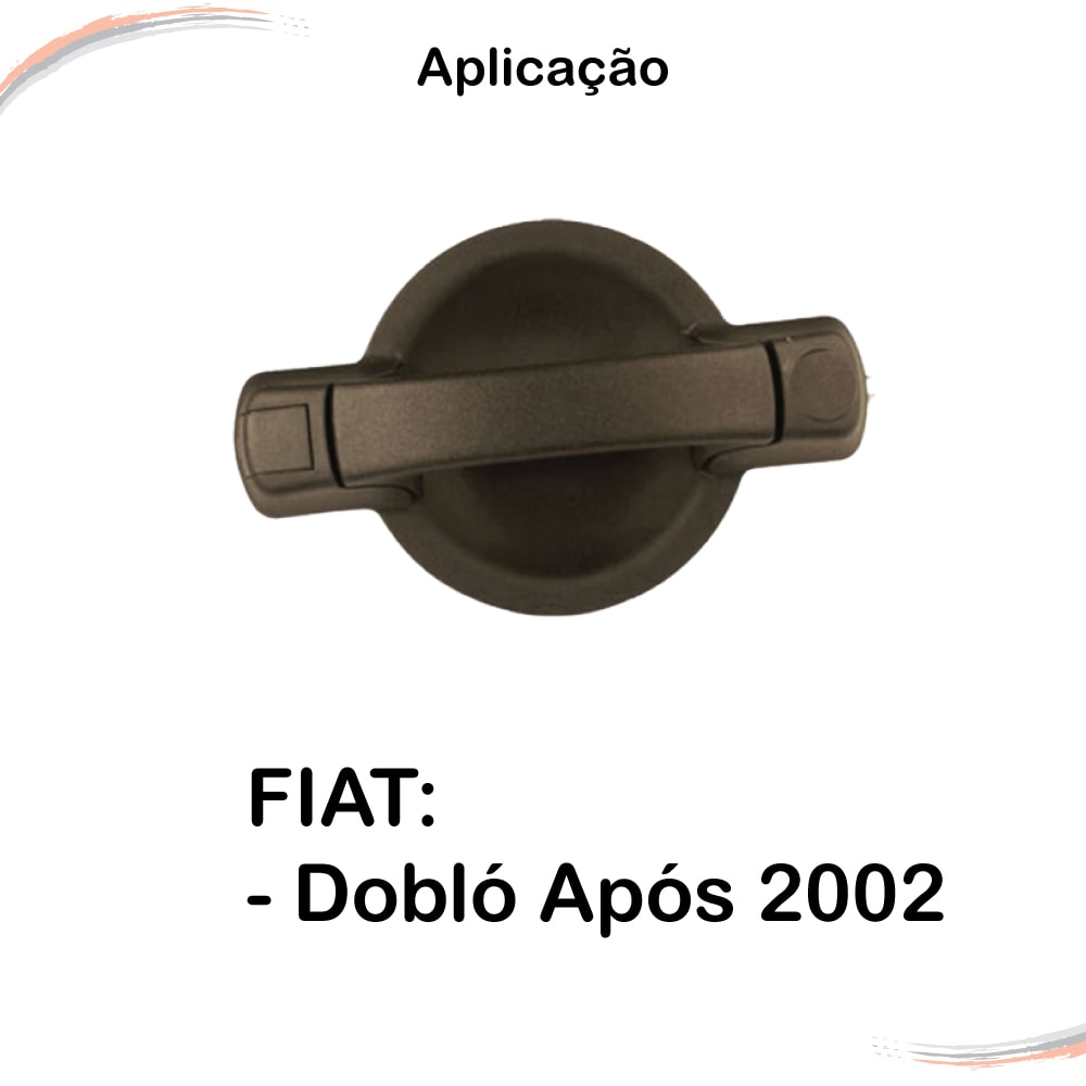 Maçaneta Ext Lateral Corrediça DIR S/ Chave Dobló Após 02