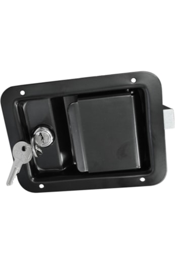 Maçaneta Ext Porta C/ Chave Gde Linha Agrícola Cabines Preta