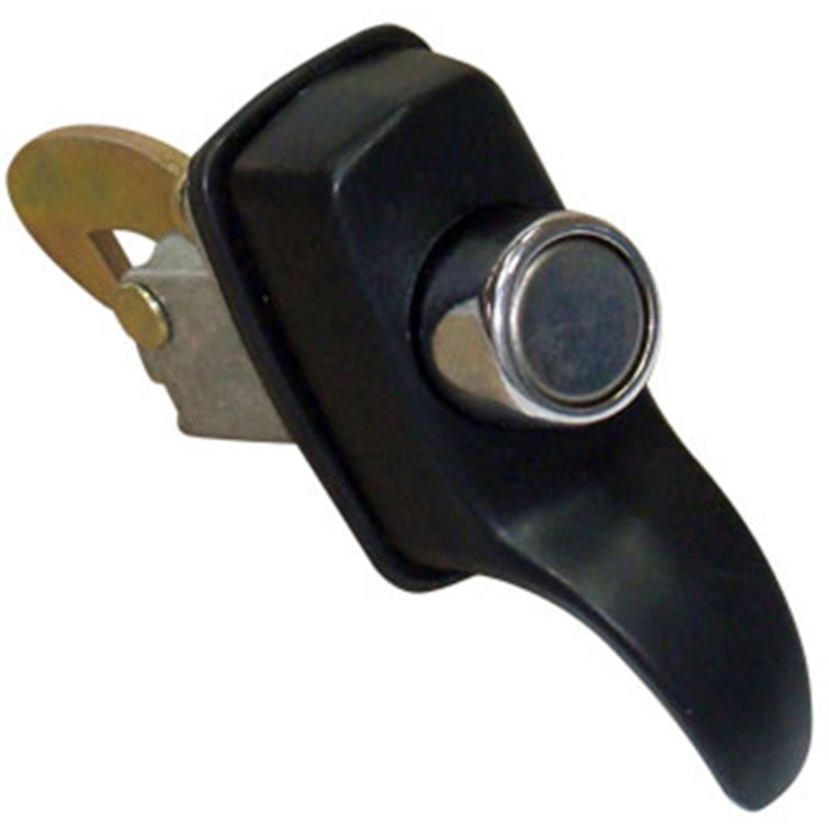 Maçaneta Ext Porta Sem Chave Linha Agrícola Uso Geral Preta