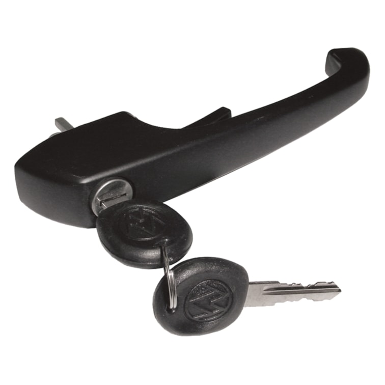 Maçaneta Ext Preta Porta Dian Kombi Clipper 77 A 13