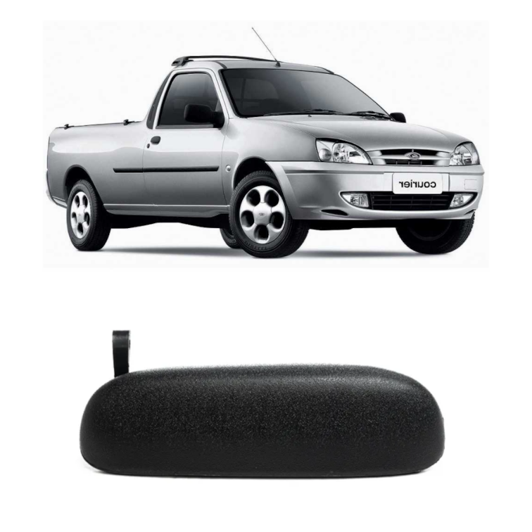 Maçaneta Externa Courier Porta Direita Dianteira E Traseira De 1997 Até 2012