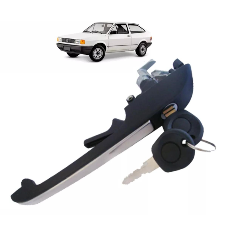 Maçaneta Externa Dianteira Esquerda Metal Gol Parati 80 À 86