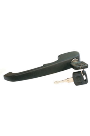 Maçaneta Externa Porta Dir Esq Vw Tractor Preto Texturizado