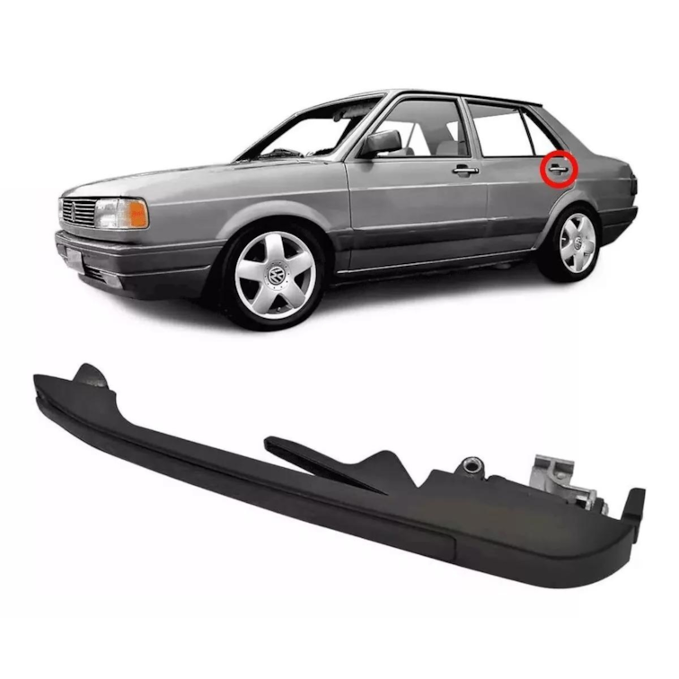 Maçaneta Externa Traseira Esquerda Metal Quantum 1984 À 1991