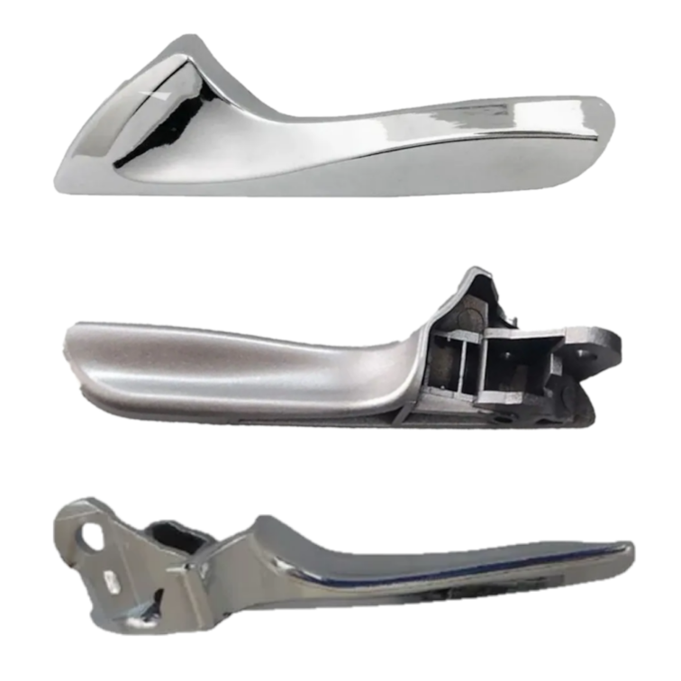 Maçaneta Interna Gatilho HB20 Prata HB20 S 2012 Até 1019 Lado Esquerdo Porta Dianteira E Traseira