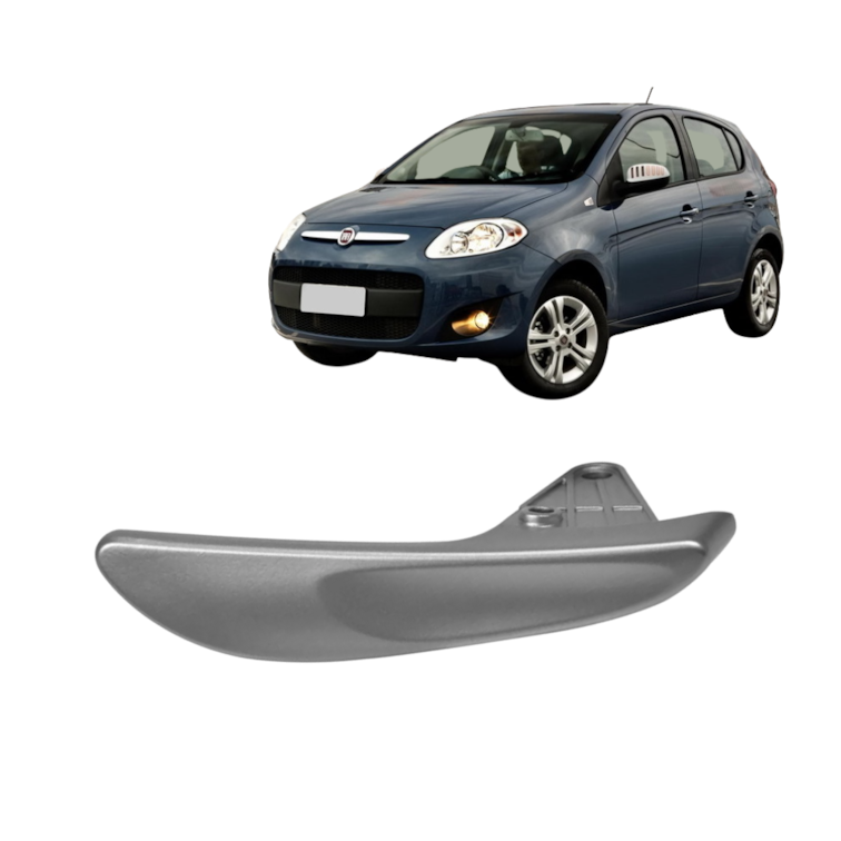 Maçaneta Interna Porta Esq Tras Palio G2 Após 11 Prata