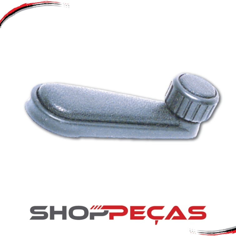 Manivela Reguladora do Vidro da Kombi Fusca Santana - Cinza