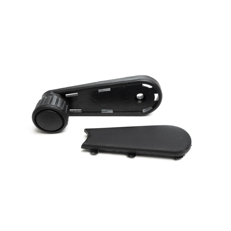 Manivela Reguladora Do Vidro Porta Dianteira Direita e Esquerda Preto - Volkswagen Brasilia 73 à 81 - Delivery até 94