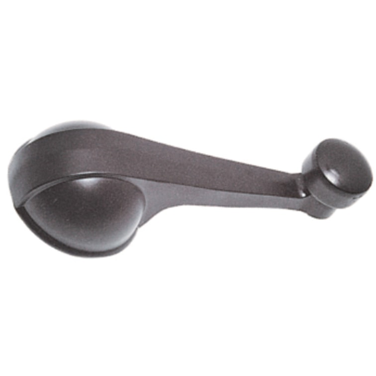 Manivela Regulagem Vidro Bandeirante 83 A 85 Preta