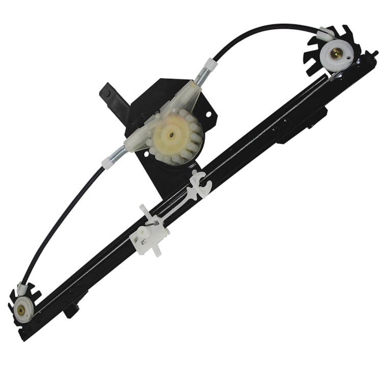 Maq. do vidro elétrica da pta. diant. - esq. - S/motor - Fix. orig. - Fiat Dobló após 01