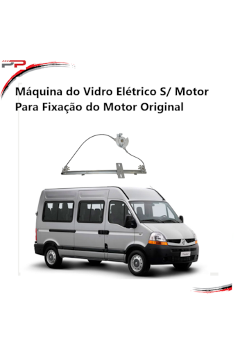 Máquina Vidro Elét S/ Motor Esquerdo Master 02 A 13 - Orig