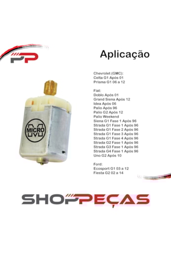 Motor Da Trava Elétrica Fechadura Porta Doblo Após 2001