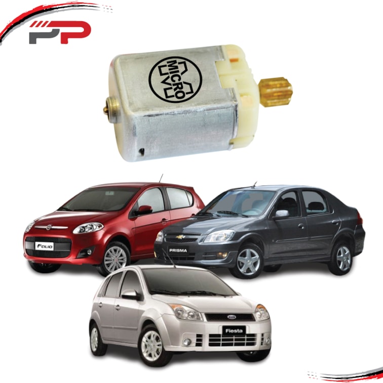 Motor Trava Elétrica Fechadura Carro Palio Strada Siena Idea