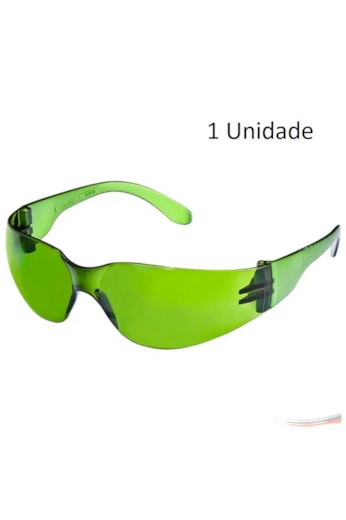 Óculos Segurança Epi Croma Verde Proteção Trabalho Ca36655