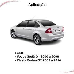 Par Amortecedor do Porta-Malas Focus Sedan G1 2000 a 2008