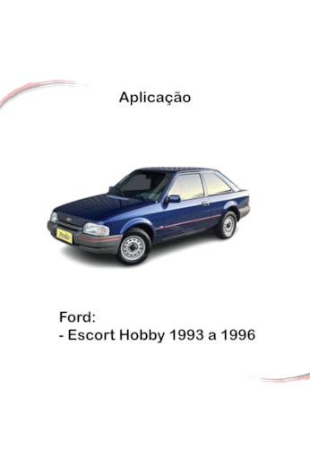 Par Amortecedor Mola à Gás Porta-Malas Escort Hobby 93 a 96