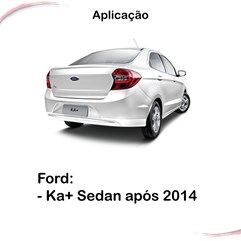 Par Amortecedor Porta-Malas Mola a Gás 28cm Ford Ka+ Sedan