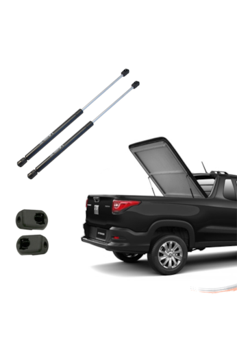 Par Amortecedores Armarinhos Móveis e Capota de Fibra 35,4cm