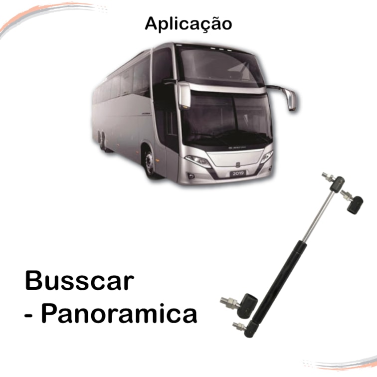 Par Amortecedores Grade Panorâmico Busscar Jb 400p Todos