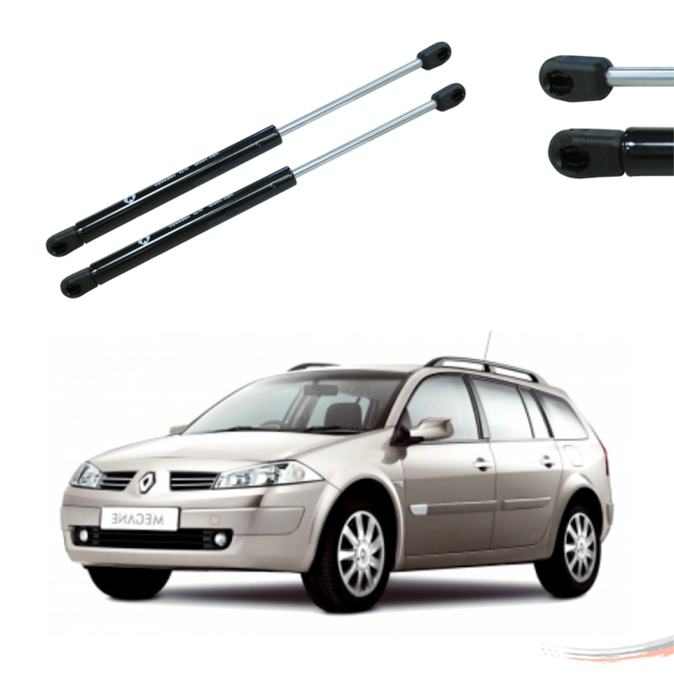 Par Amortecedores Tampa Porta-Malas Mégane G2 Após 06