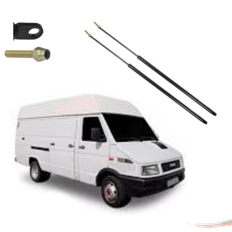 Par Amortecedores Tampa Traseira Daily G1 97 A 07