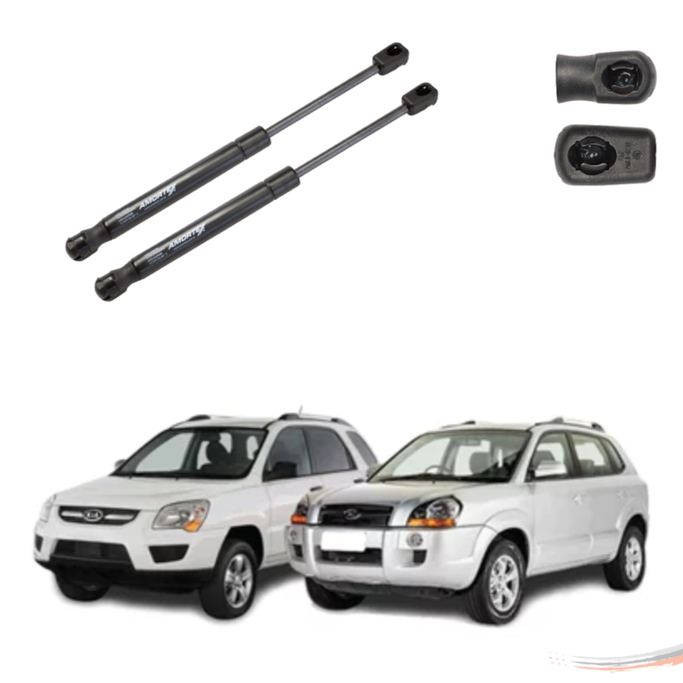 Par Amortecedores Vidro Tpa Porta-Mala Sportage G2 Tucson G1